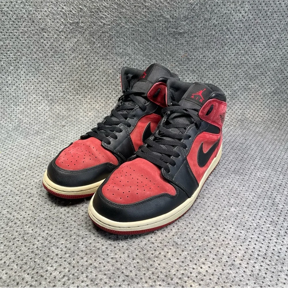 Nike Air Jordan 1 Mid Reverse Banned Shoes Size 11.5 Men’s